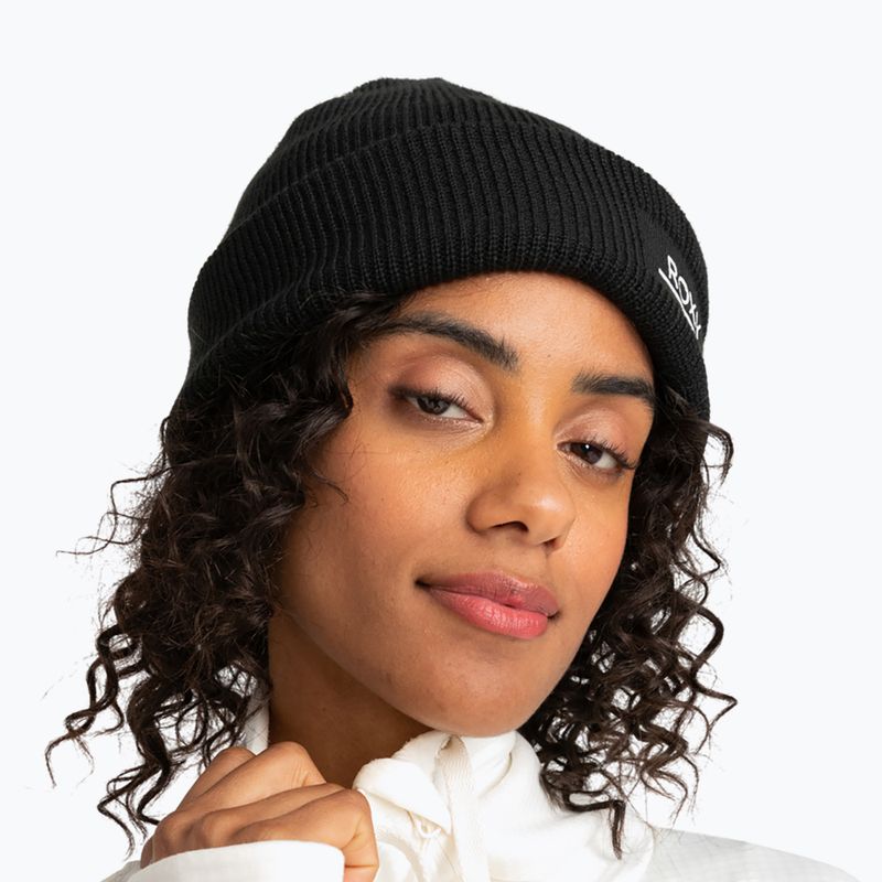 Moteriška snieglenčių kepurė ROXY Folker Beanie true black 7
