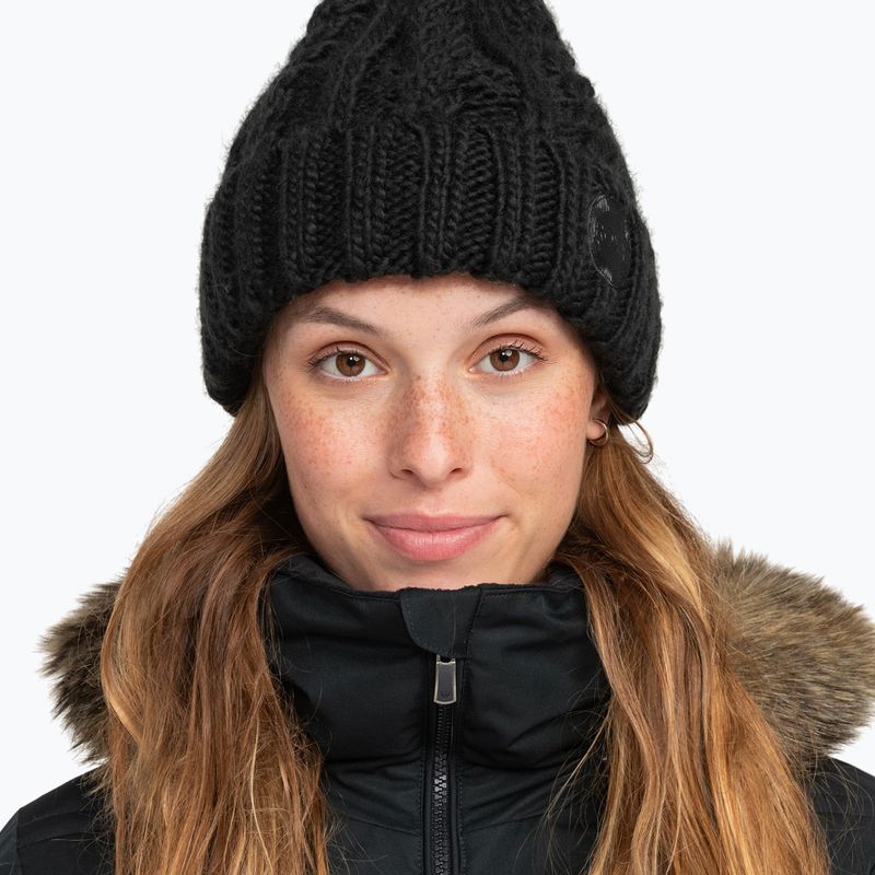 Moteriška snieglenčių kepurė ROXY Tram Beanie true black 8