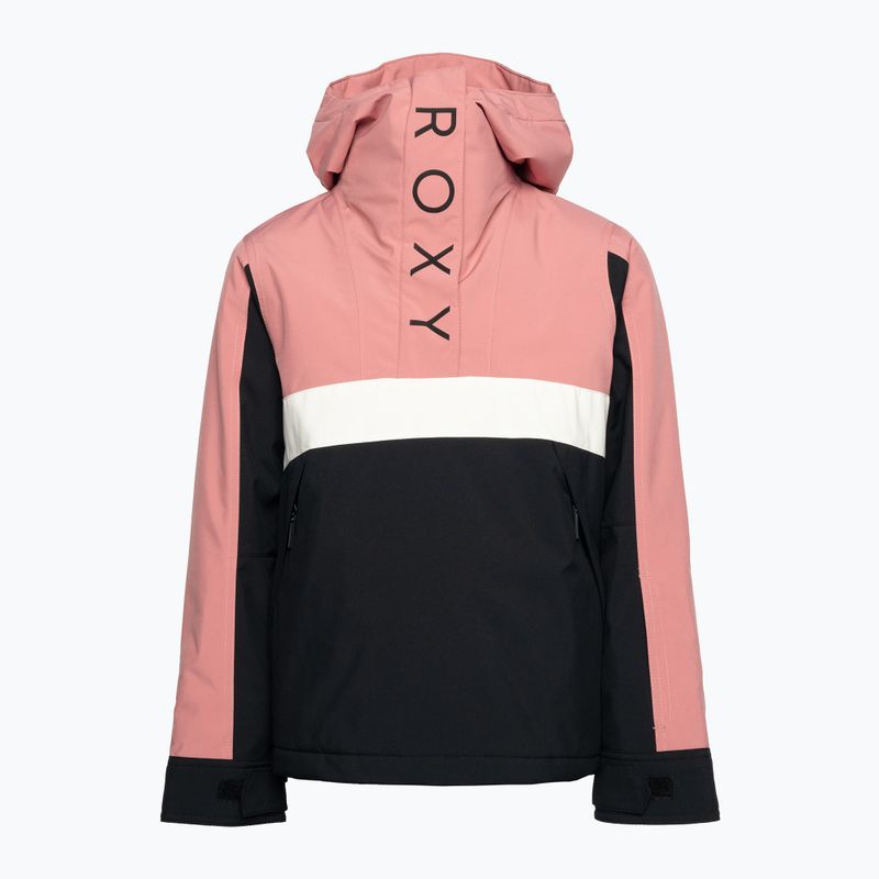 Vaikiška snieglenčių striukė ROXY Shelter Girl dusty rose 4