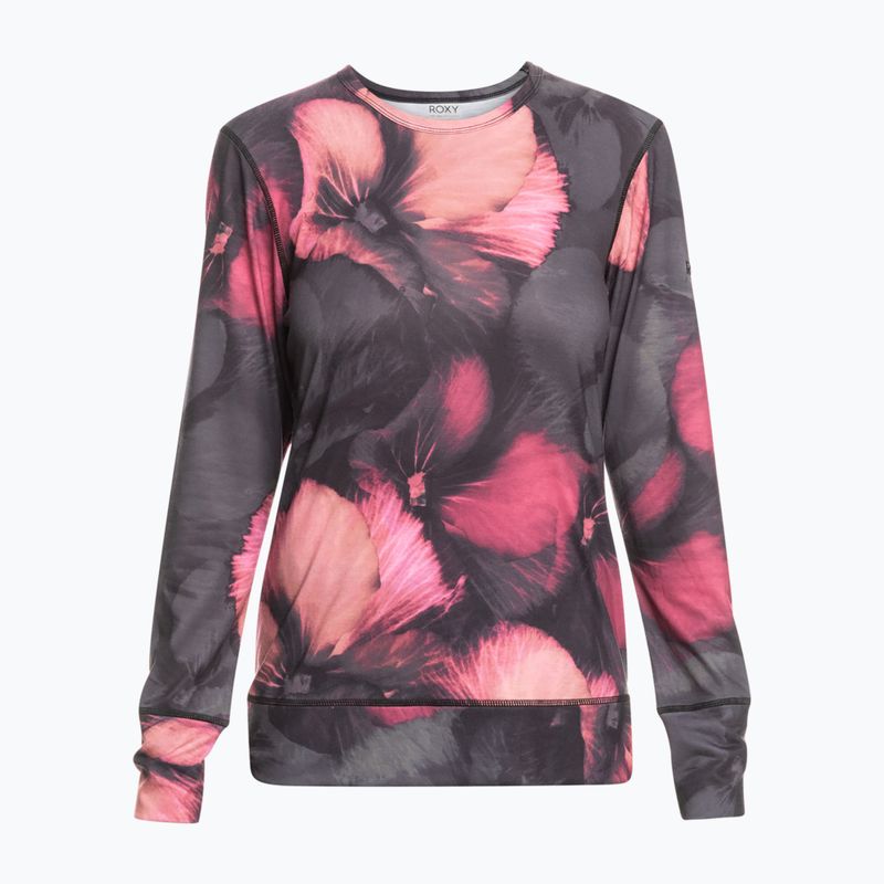Moteriški termoaktyvūs marškinėliai ROXY Daybreak Top true black pansy pansy 3