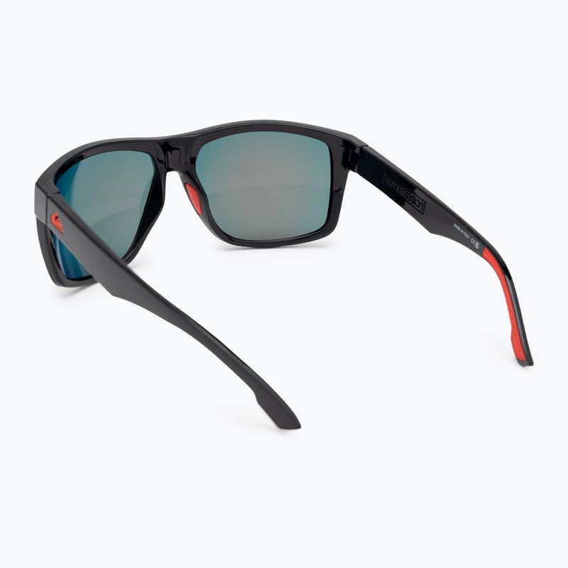 Vyriški akiniai nuo saulės Quiksilver Transmission black ml red 2