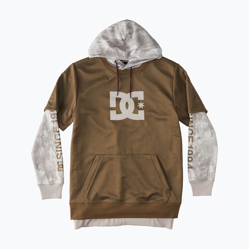 Vyriškas DC Dryden sand stone snieglenčių džemperis 8
