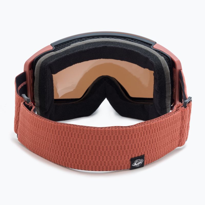 Snieglenčių akiniai Quiksilver Greenwood S3 black redwood/clux gold mi 2