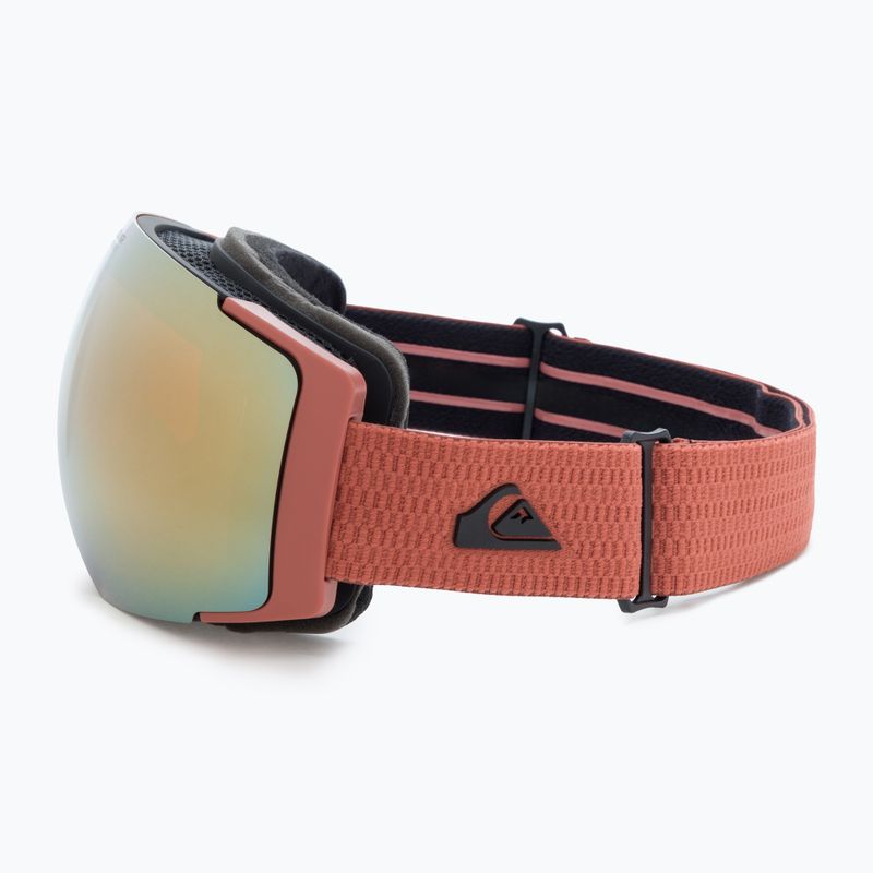 Snieglenčių akiniai Quiksilver Greenwood S3 black redwood/clux gold mi 4