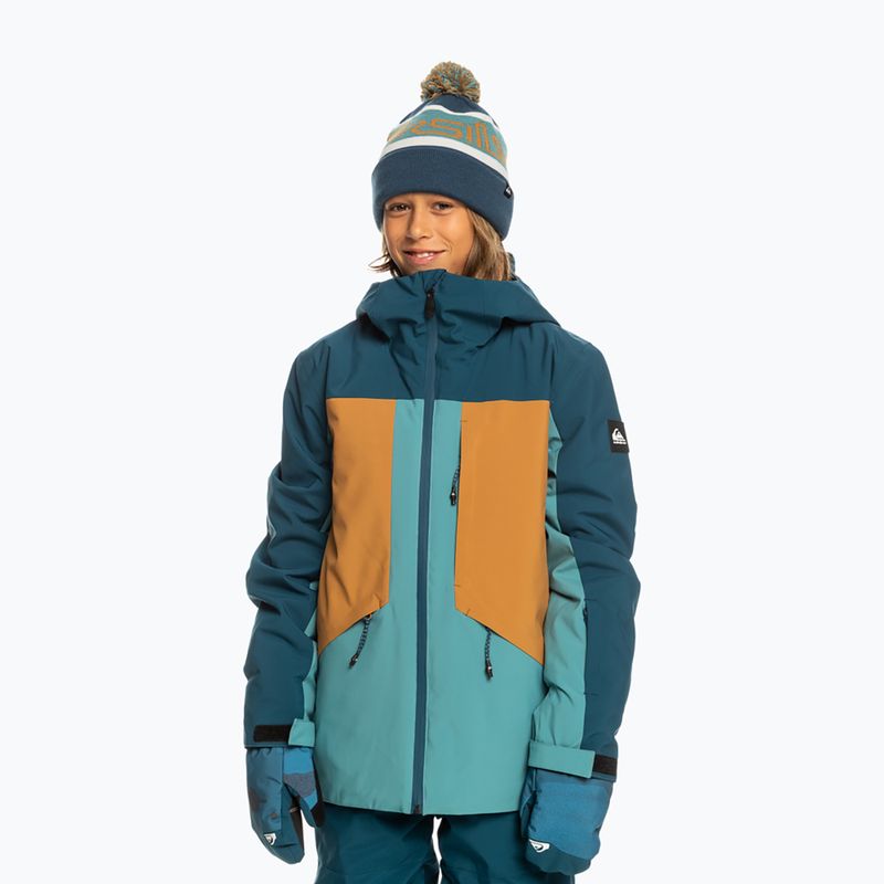 Vaikiška slidinėjimo striukė Quiksilver Ambition Youth majolica blue