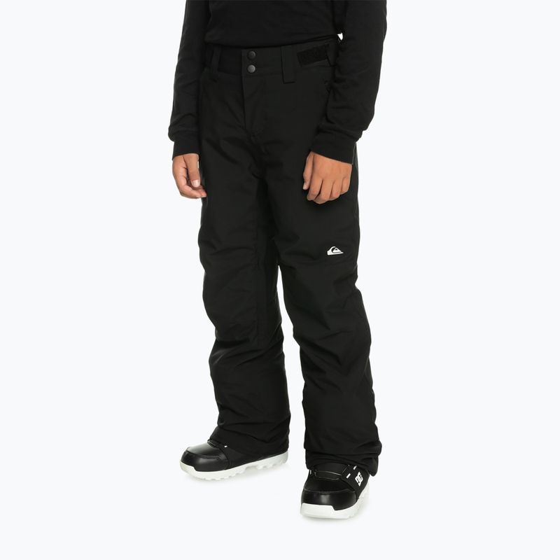 Quiksilver Estate Youth vaikiškos snieglenčių kelnės true black 2