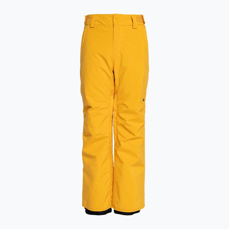 Quiksilver Estate Vaikų snieglenčių kelnės Youth mineral yellow 5