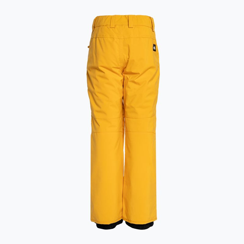 Quiksilver Estate Vaikų snieglenčių kelnės Youth mineral yellow 6