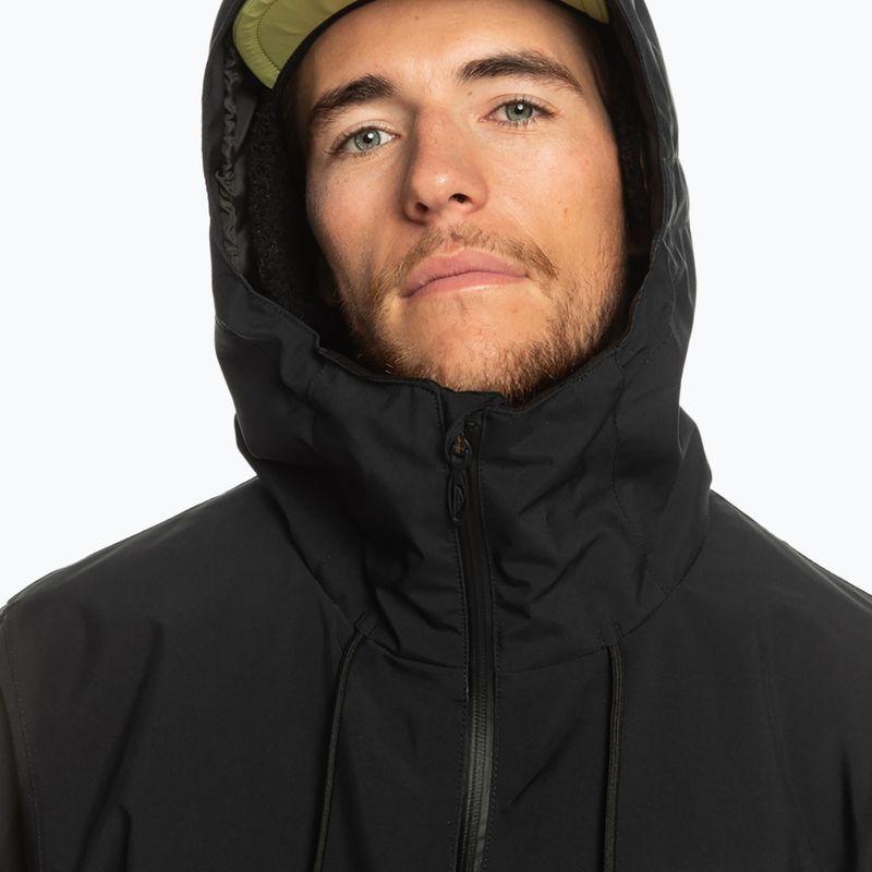 Vyriška Quiksilver High In The Hood snieglenčių striukė true black 4