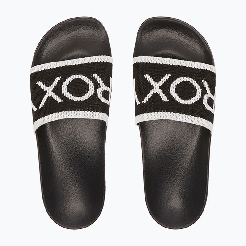 Moteriškos šlepetės ROXY Slippy Knit black 2