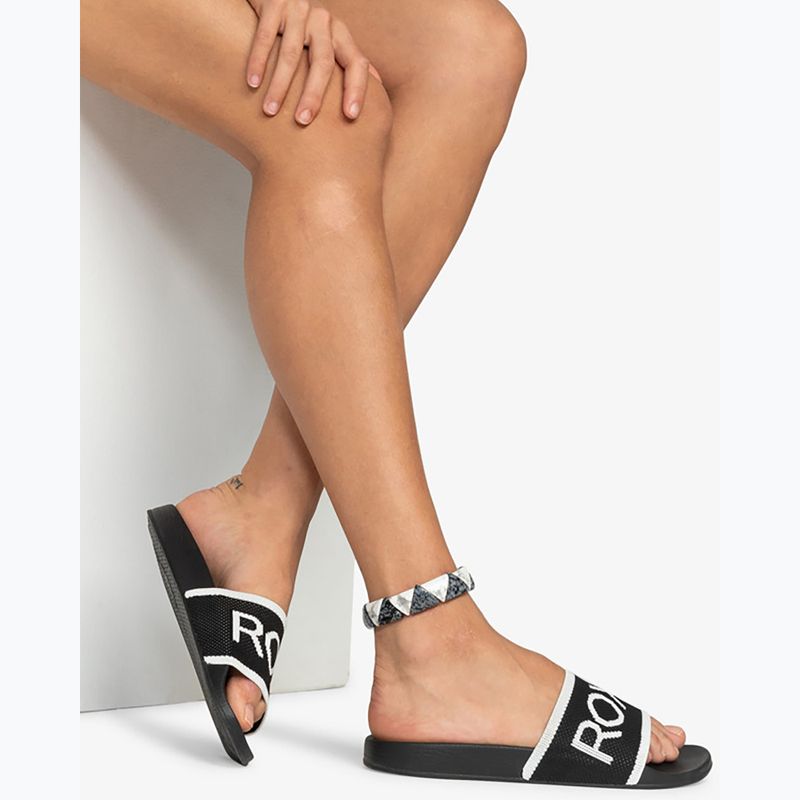 Moteriškos šlepetės ROXY Slippy Knit black 5