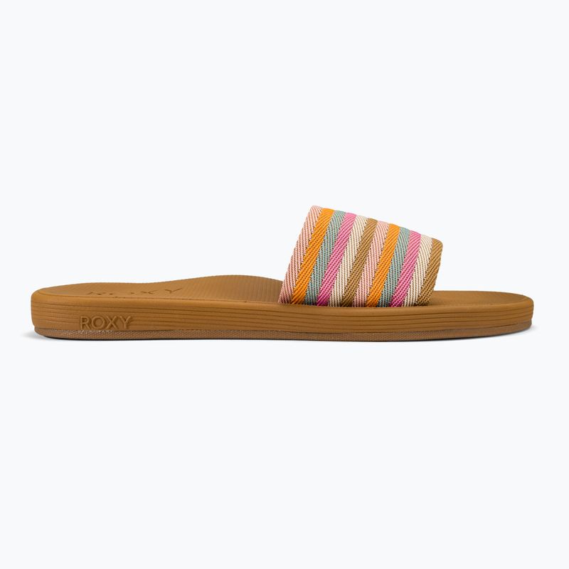 Moteriškos šlepetės ROXY Beachie Breeze tan/crazy pink 2