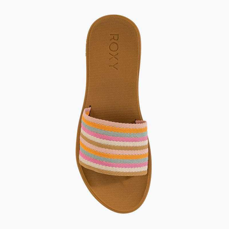 Moteriškos šlepetės ROXY Beachie Breeze tan/crazy pink 5