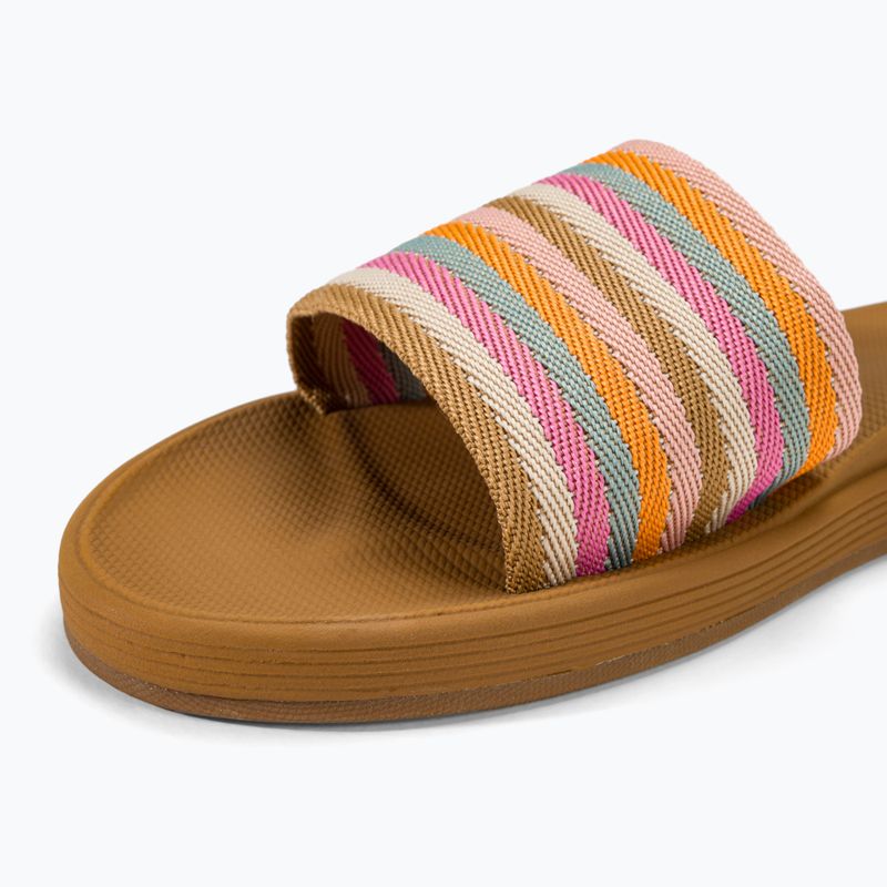Moteriškos šlepetės ROXY Beachie Breeze tan/crazy pink 7