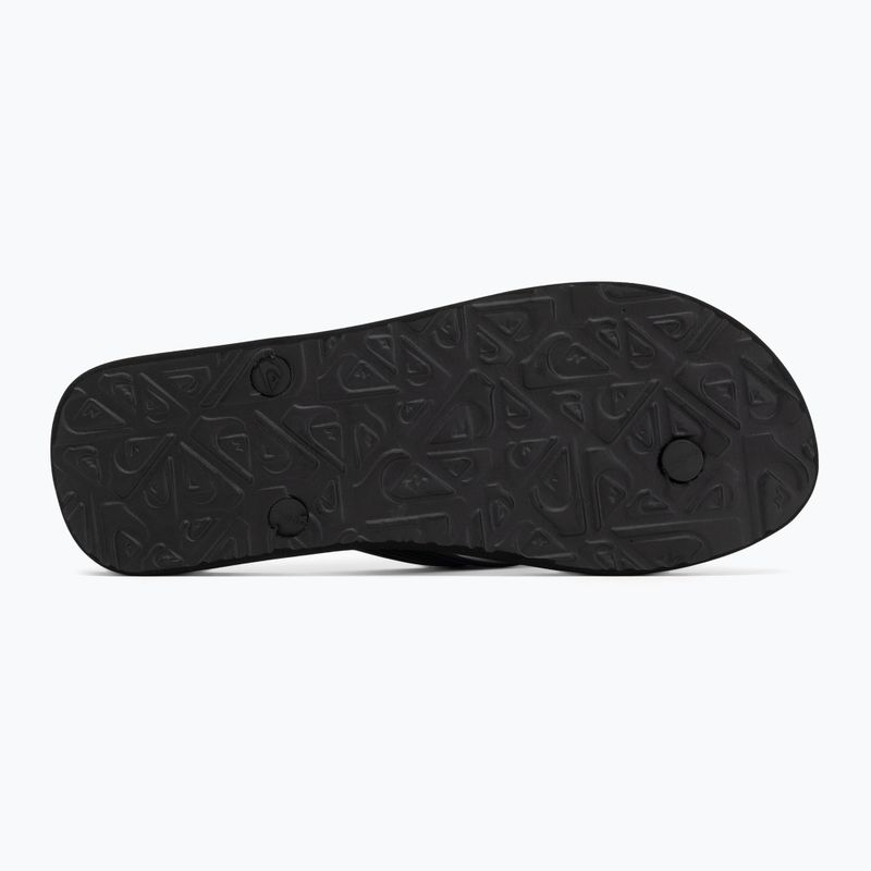 Vyriškos šlepetės per pirštą Quiksilver Molokai Recycled black/blue/blue 4
