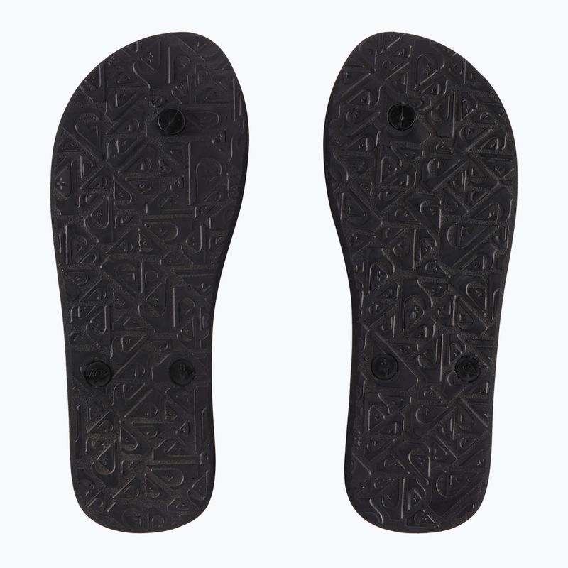 Vyriškos šlepetės per pirštą Quiksilver Molokai Recycled black/blue/blue 10