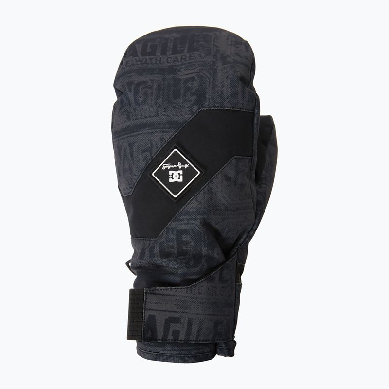 Vyriškos snieglenčių pirštinės DC AW Franchise Mitten black fragile 6