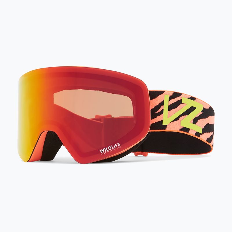 VonZipper Encore raudoni snieglenčių akiniai 5