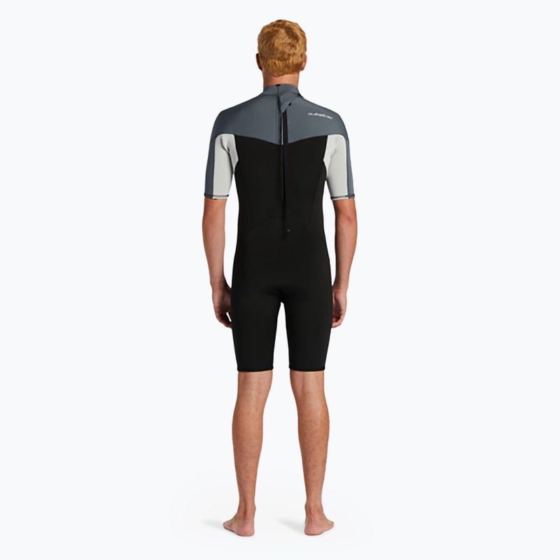 Vyriškas plaukimo hidrokostiumas Quiksilver 2/2 mm Everyday Sessions BZ black/ash 2