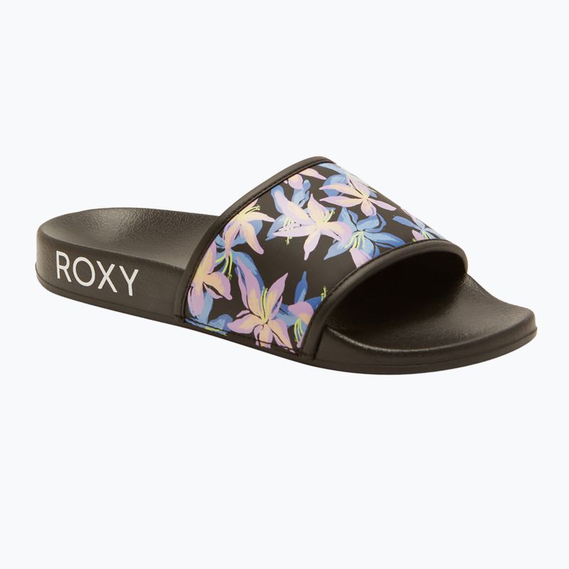 Moteriškos šlepetės ROXY Slippy IV black/boysenberry 8