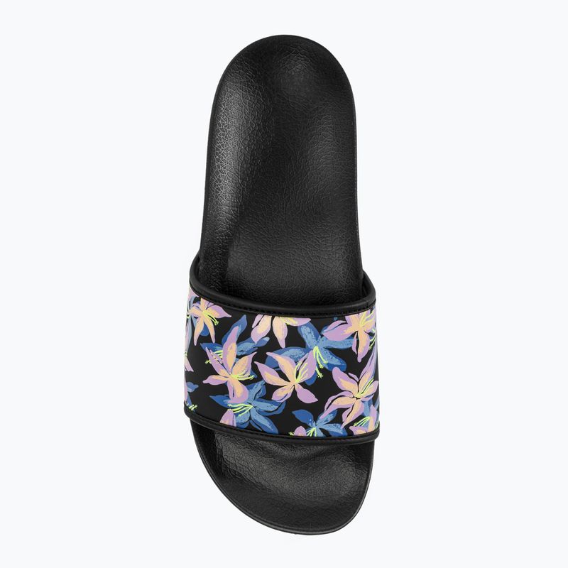 Moteriškos šlepetės ROXY Slippy IV black/boysenberry 5