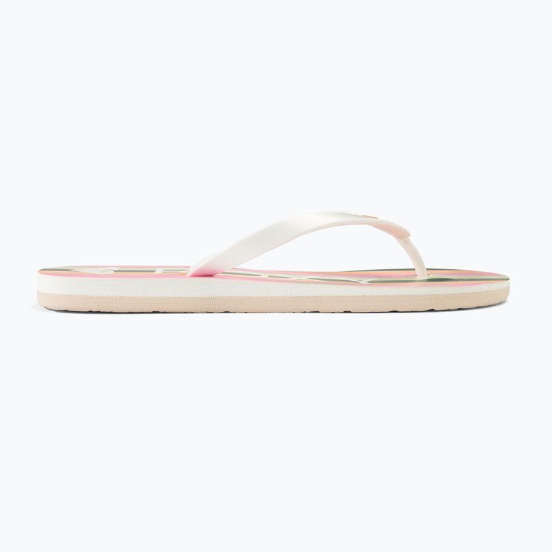 Moteriškos šlepetės per pirštą ROXY Tahiti VII peach cream 2