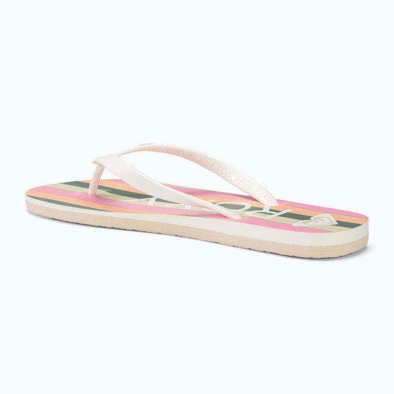Moteriškos šlepetės per pirštą ROXY Tahiti VII peach cream 3