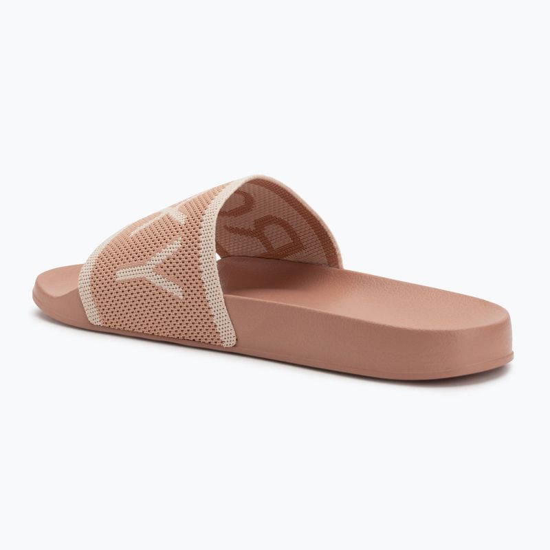 Moteriškos šlepetės ROXY Slippy Knit wheat/turkish coffee 3