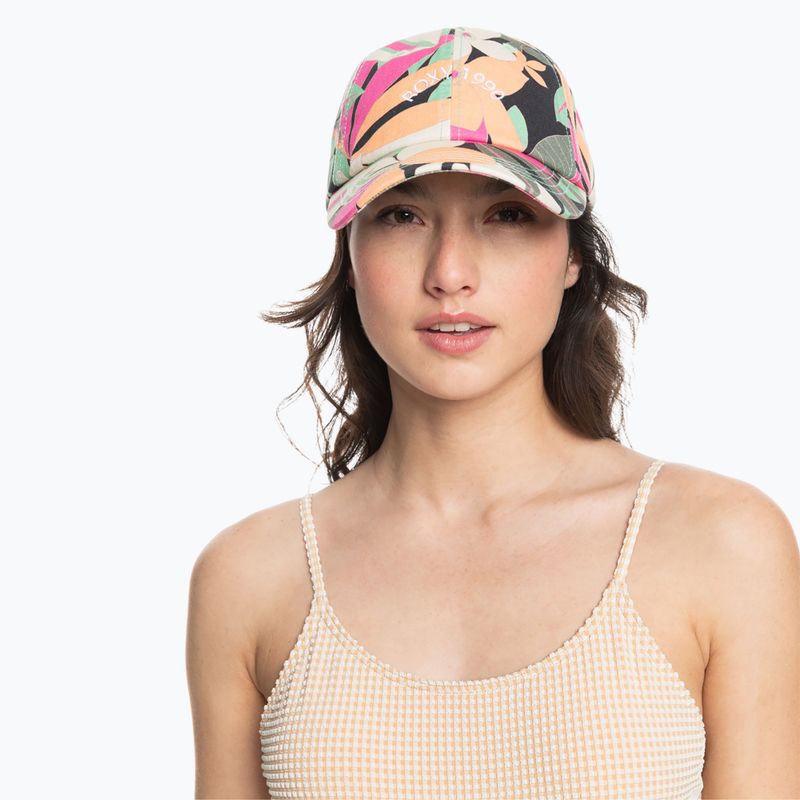 Moteriška kepuraitė su snapeliu ROXY Toadstool Printed anthracite palm song 5