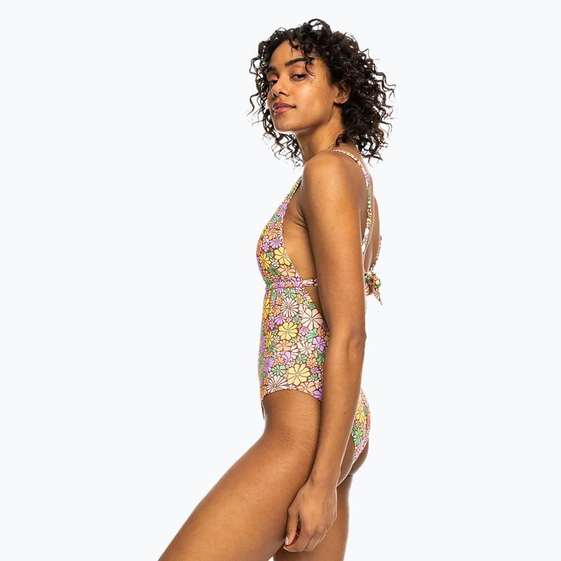 Moteriškas vientisas maudymosi kostiumas ROXY All About Sol root beer all about sol mini 5