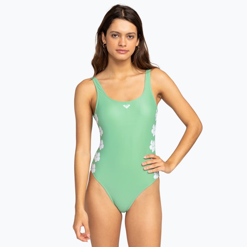 Moteriškas vientisas maudymosi kostiumas ROXY Totally Iconic zephyr green og roxy small 2