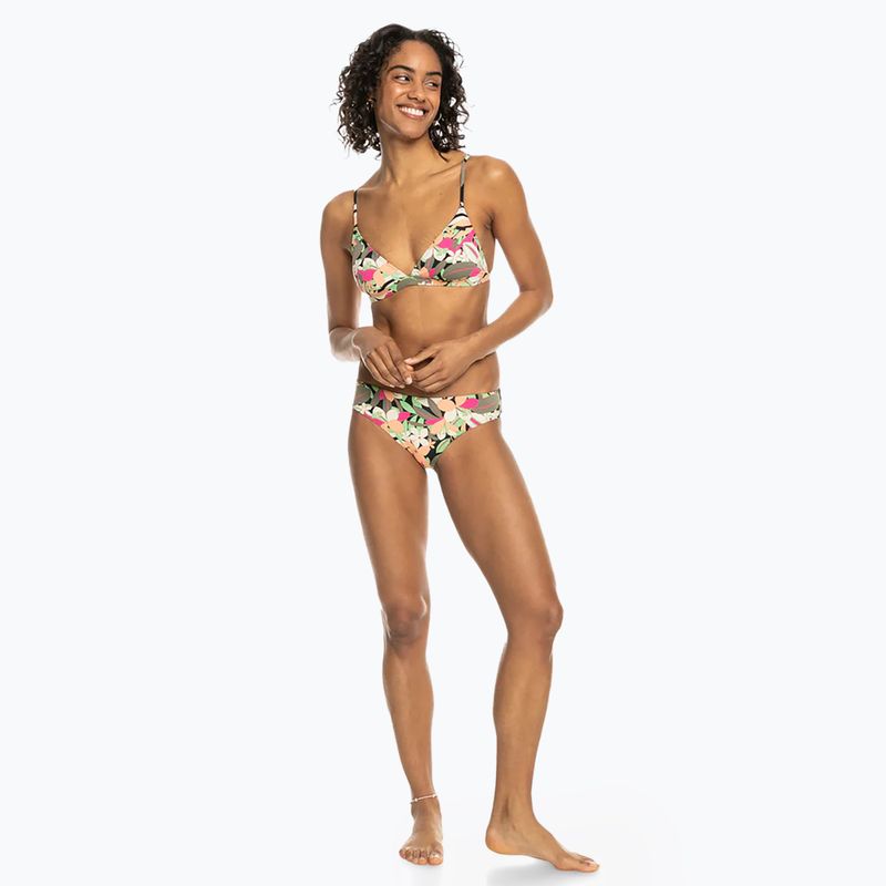 Maudymosi kostiumėlio viršus ROXY Printed Beach Classics Tri anthracite palm song s 3