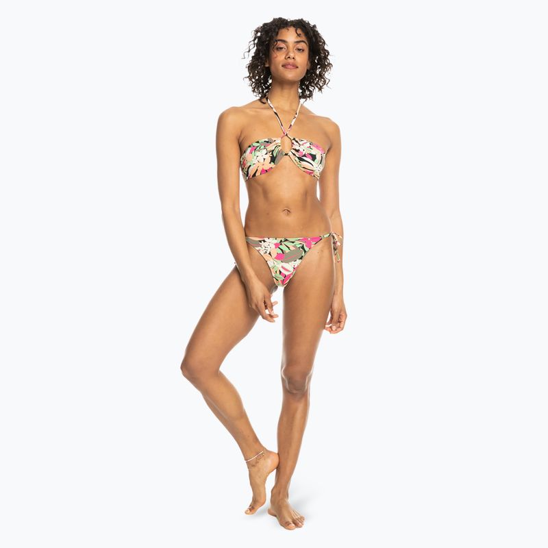 Maudymosi kostiumėlio viršus ROXY Printed Beach Classics Halter anthracite palm song s 3