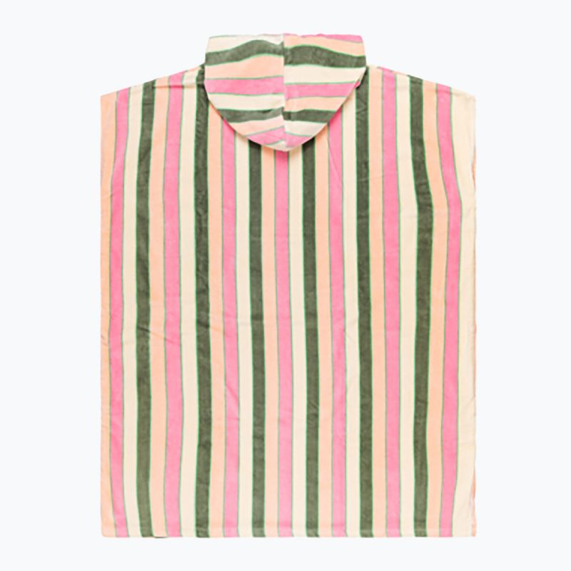 Moteriškas pončas ROXY Stay Magical Printed agave green very vista stripe 2