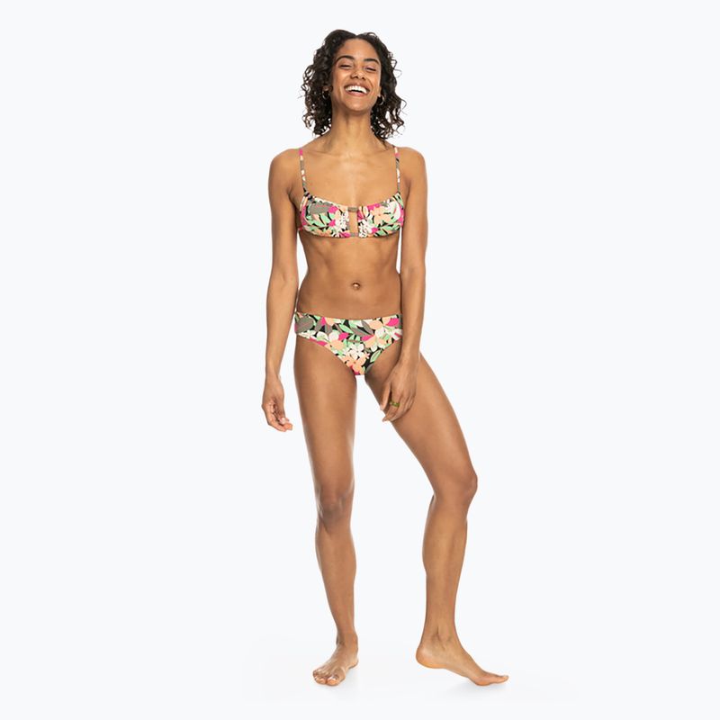 Maudymosi kostiumėlio viršus ROXY Printed Beach Classics Bralette anthracite palm song s 3