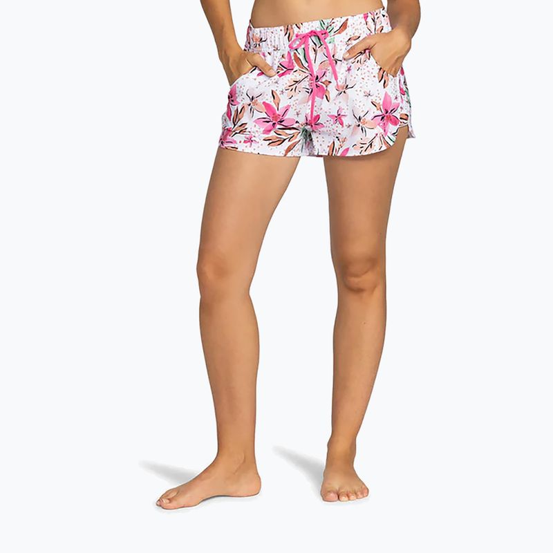 Moteriški maudymosi šortai ROXY Wave Printed 2 white happy tropical swim