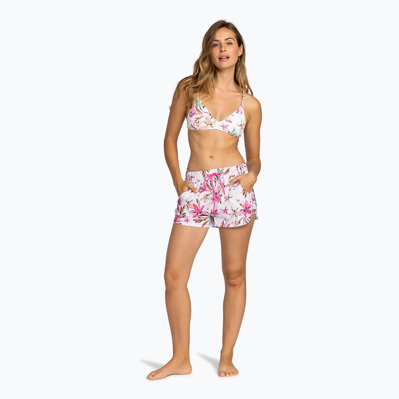 Moteriški maudymosi šortai ROXY Wave Printed 2 white happy tropical swim 3