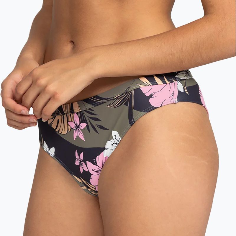 Maudymosi kostiumėlio apačia ROXY Pro The Snap Turn Cheeky anthracite classic pro surf 5