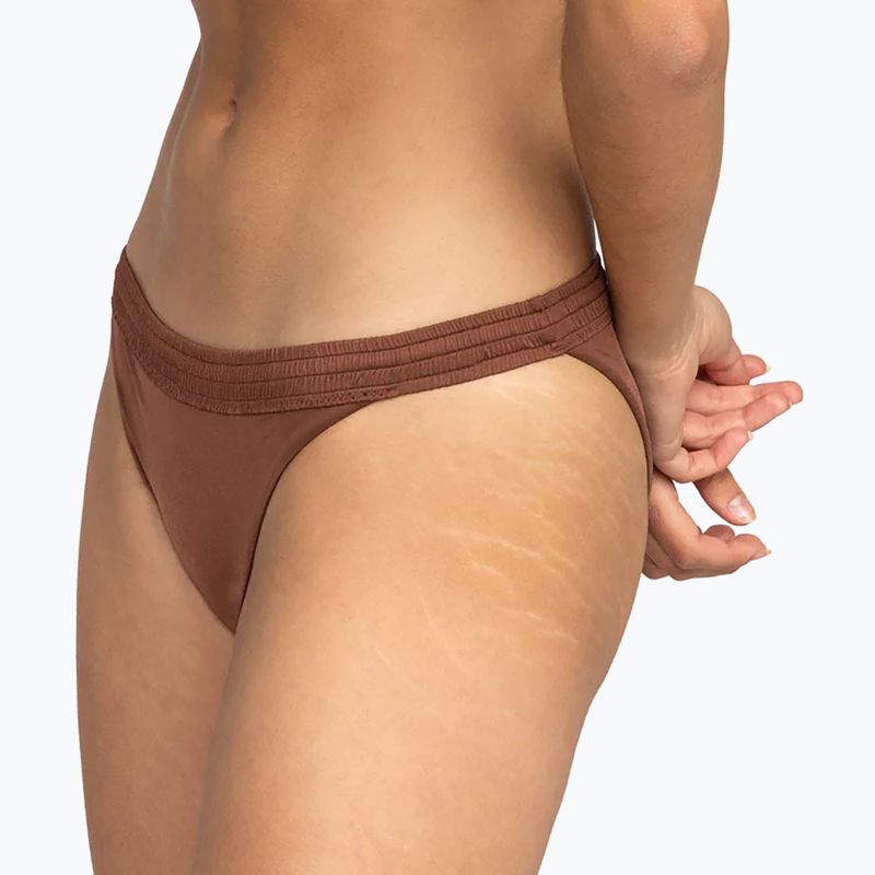 Maudymosi kostiumėlio apačia ROXY Silky Island Bikini root beer 5