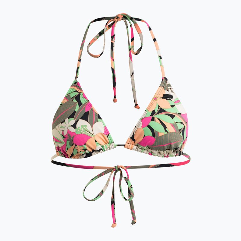 Maudymosi kostiumėlio viršus ROXY Printed Beach Classics Tiki Tri anthracite palm song s