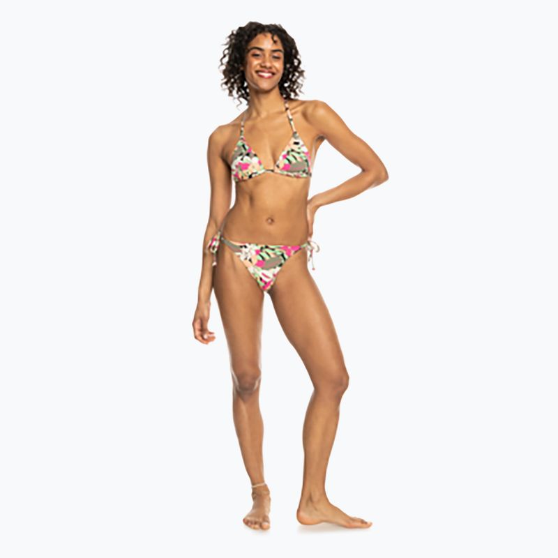 Maudymosi kostiumėlio viršus ROXY Printed Beach Classics Tiki Tri anthracite palm song s 3