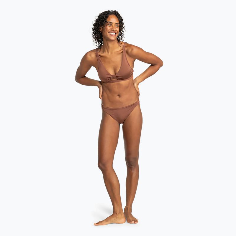 Maudymosi kostiumėlio apačia ROXY Silky Island Cheeky root beer 3
