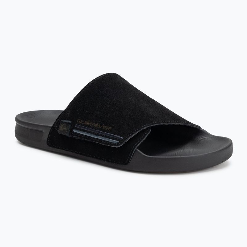Vyriškos šlepetės Quiksilver Rivi Suede black 1