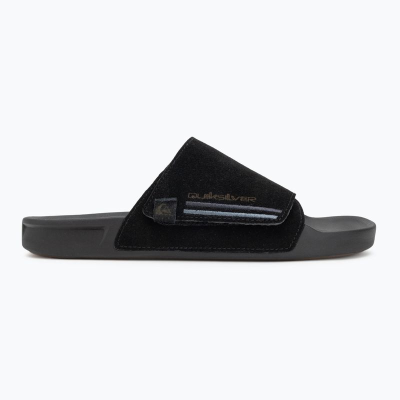 Vyriškos šlepetės Quiksilver Rivi Suede black 1 2