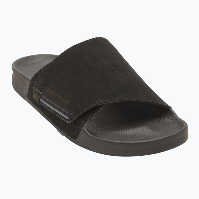 Quiksilver Rivi Suede vyriškos šlepetės black 1