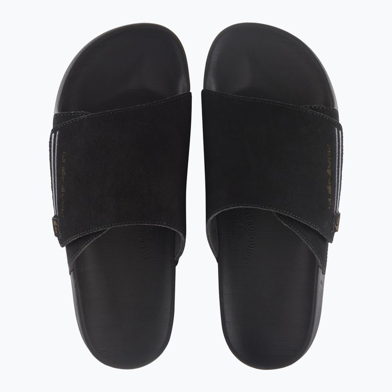 Quiksilver Rivi Suede vyriškos šlepetės black 1 3