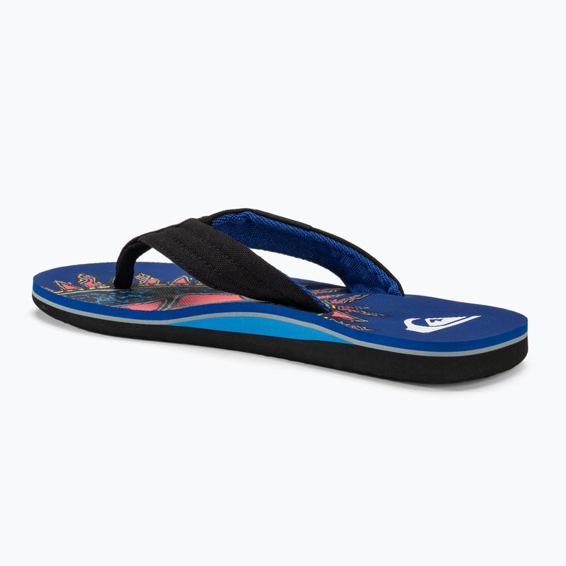 Vyriškos šlepetės per pirštą Quiksilver Molokai Layback II blue 4 3