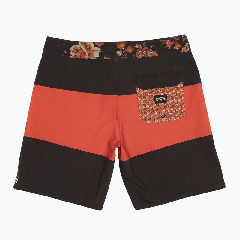 Vyriški maudymosi šortai Billabong Tribong Pro washed red 2