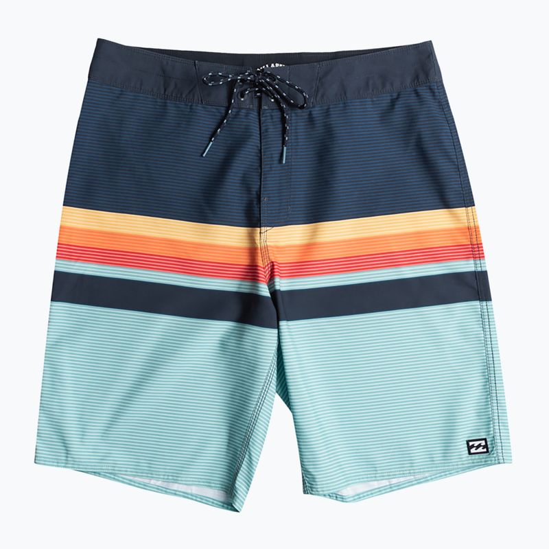 Vyriški maudymosi šortai Billabong All Day HTR Stripes OG blue