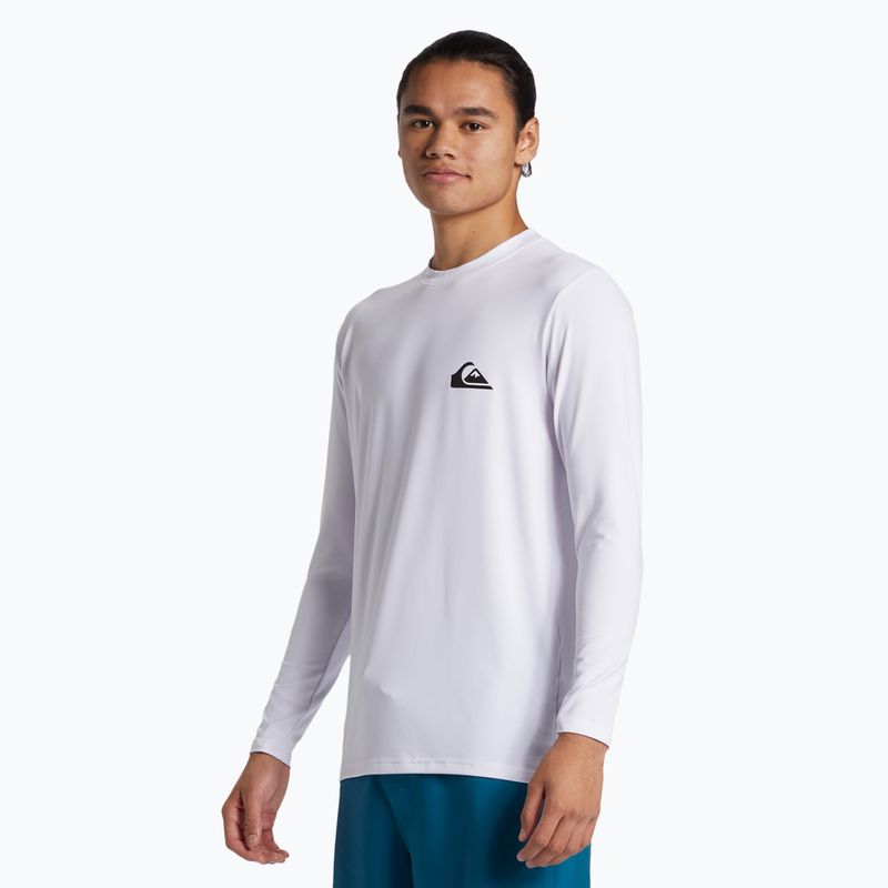 Vyriški marškinėliai ilgomis rankovėmis Quiksilver Everyday Surf Tee white/white 3